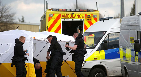 "Nerve Agent That Poisoned Skripal Left on His Front Door", Police Say ’Nerve Agent That Poisoned Skripal Left on His Front Door’, Police Say